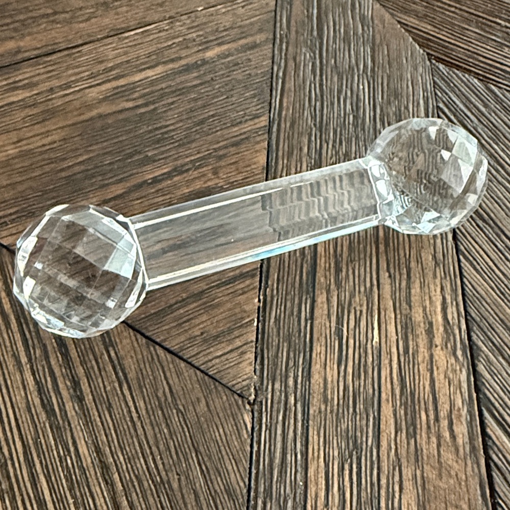 Antique Victorian ABP Cut Glass Crystal Knife Rest – 4.75”